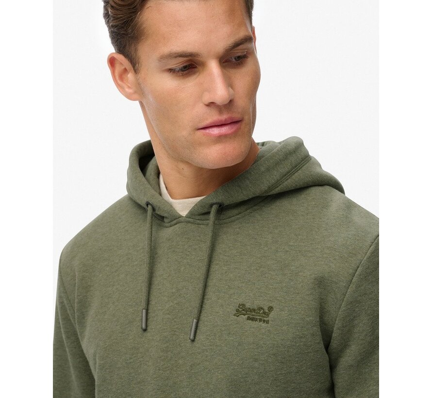 ESSENTIAL LOGO HOODIE HB Faded Sage Green Marl (M2014404A - H7G)