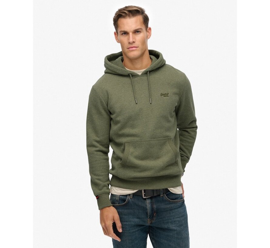 ESSENTIAL LOGO HOODIE HB Faded Sage Green Marl (M2014404A - H7G)