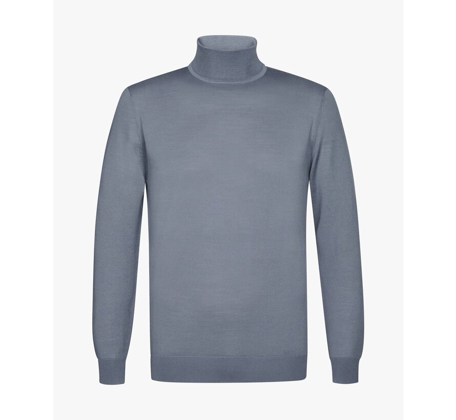 PULLOVER MOCK NECK BLUE (PPWJ30004I)