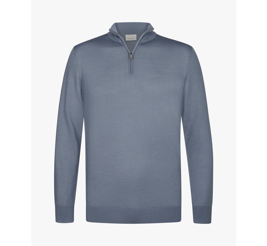 PULLOVER HALF ZIP BLUE (PPWJ30003I)