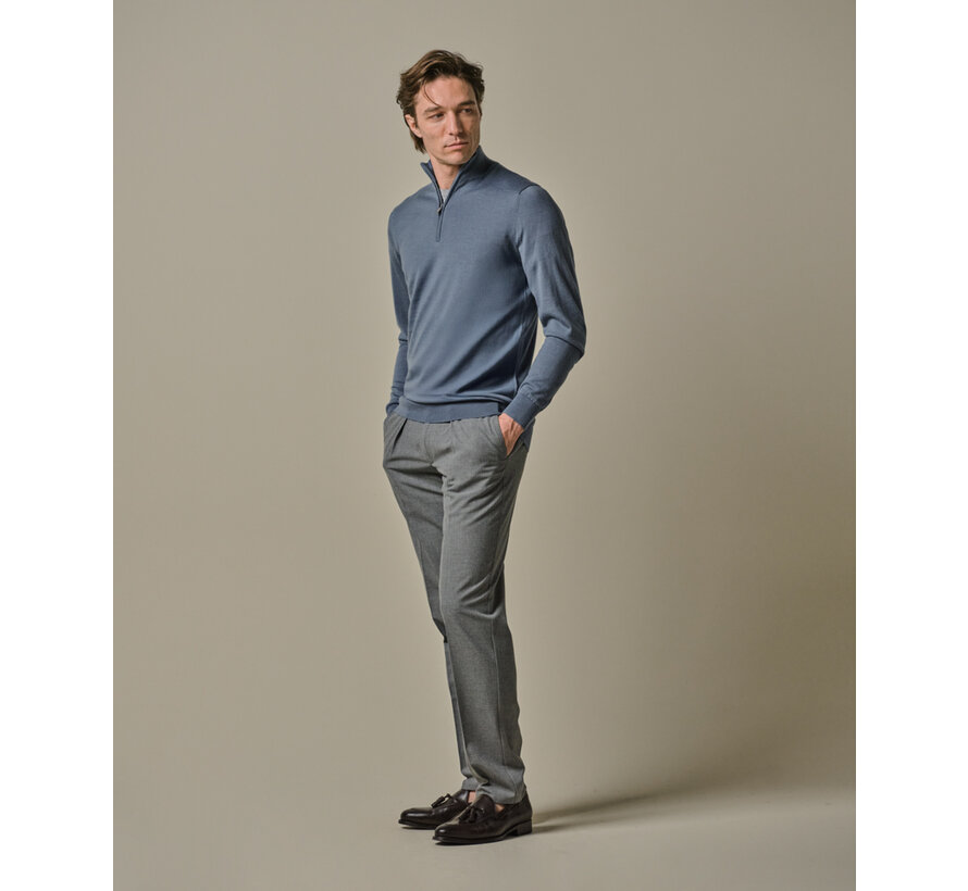 PULLOVER HALF ZIP BLUE (PPWJ30003I)