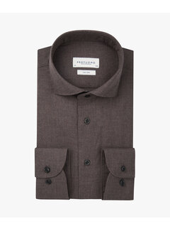 Profuomo SHIRT X-CUTAWAY SF BROWN (PPWH30005E)