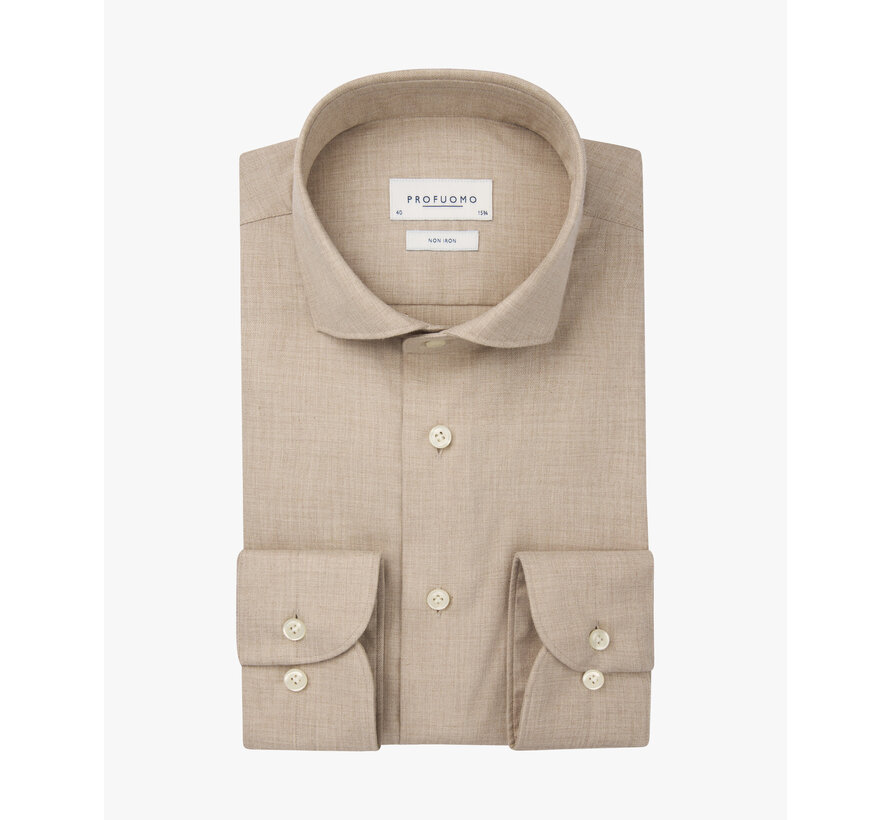 SHIRT X-CUTAWAY SF BEIGE (PPWH30005D)