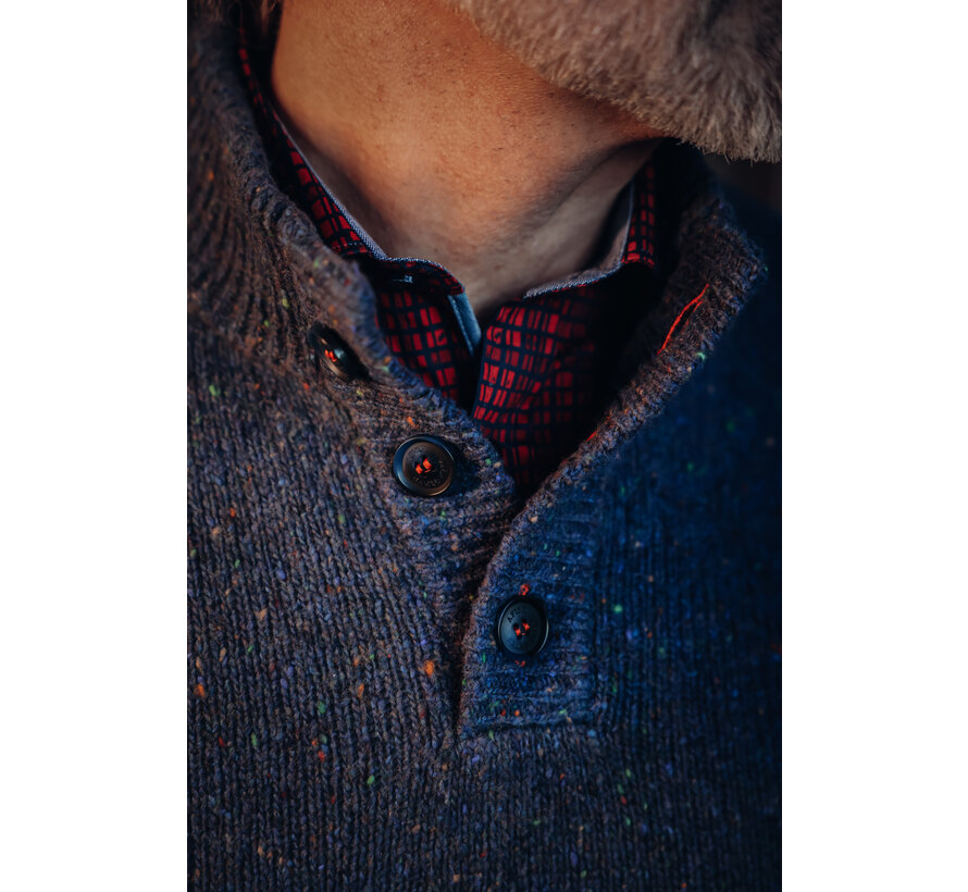 Jumper knitted Hedge Navy (32.504.600)
