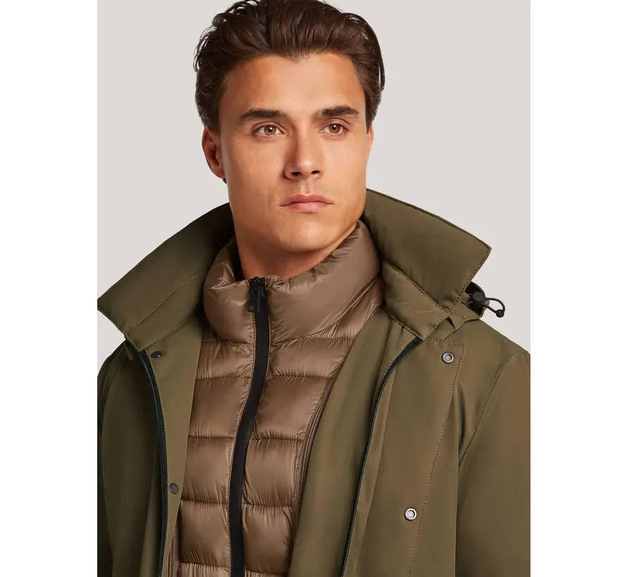 Winterjas Parka Brixton Taupe (MR003.60.253 - 7250)