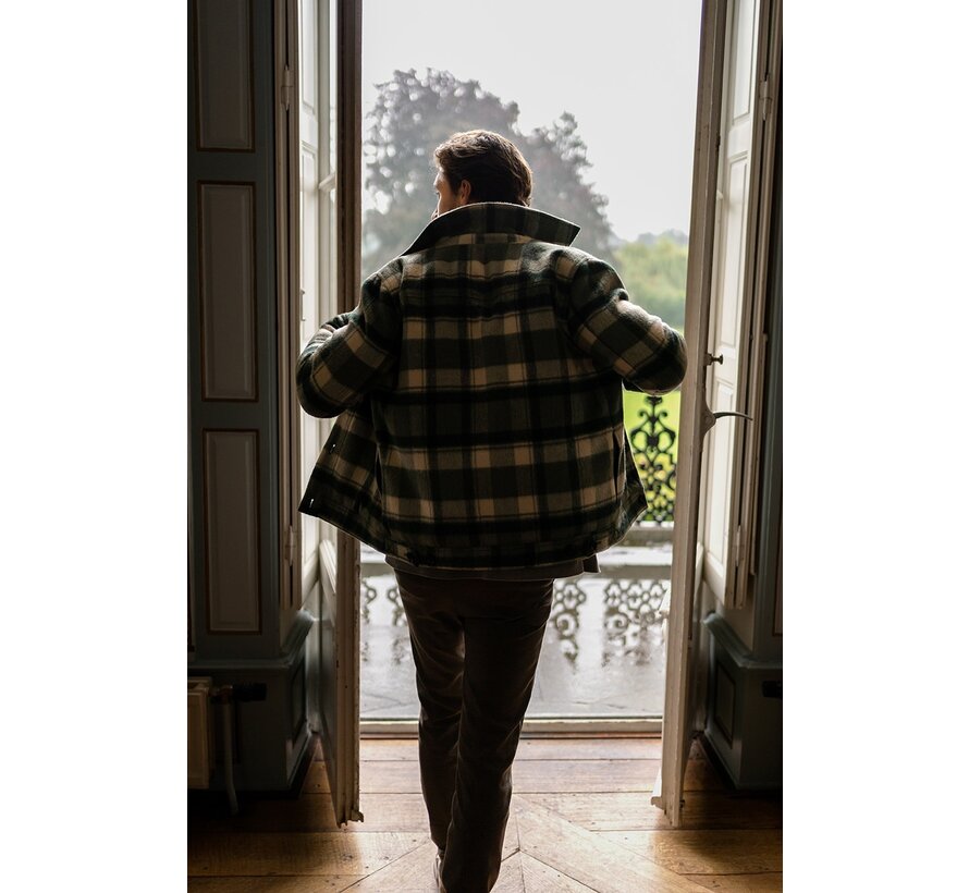 DAFI Check coat Green (TRJAIE022 - 900)