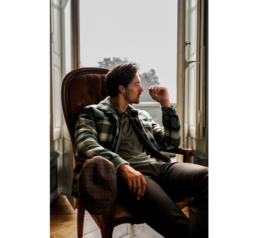 DAFI Check coat Green (TRJAIE022 - 900)
