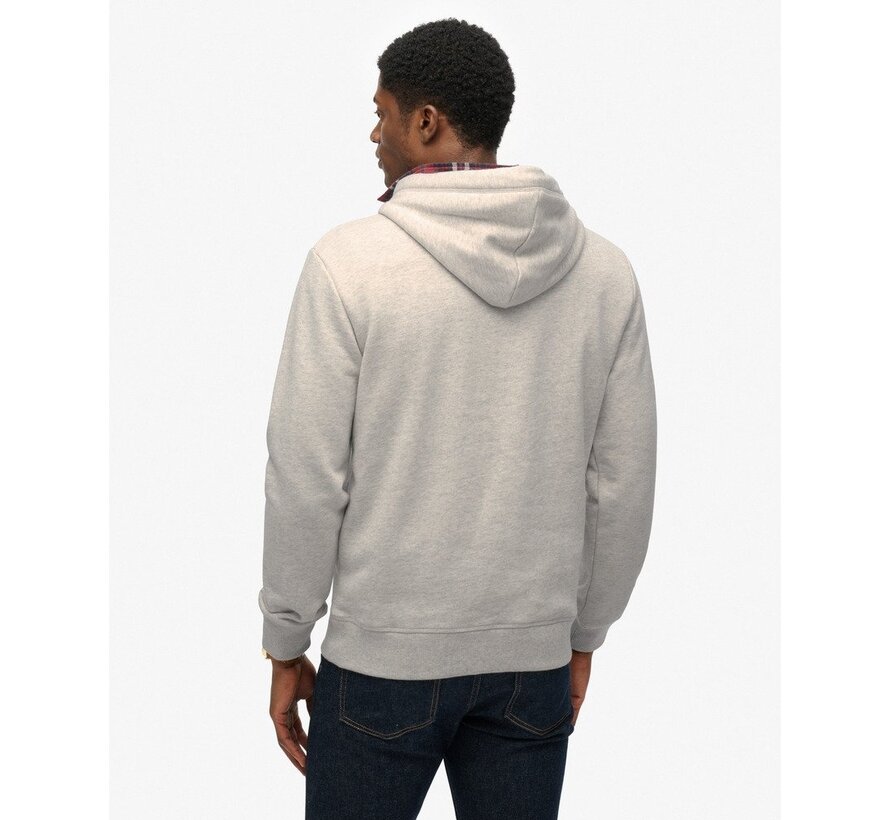 ESSENTIAL LOGO HOODIE HB Straw Grey Marl (M2014404A - I1H)