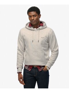 Superdry ESSENTIAL LOGO HOODIE HB Straw Grey Marl (M2014404A - I1H)