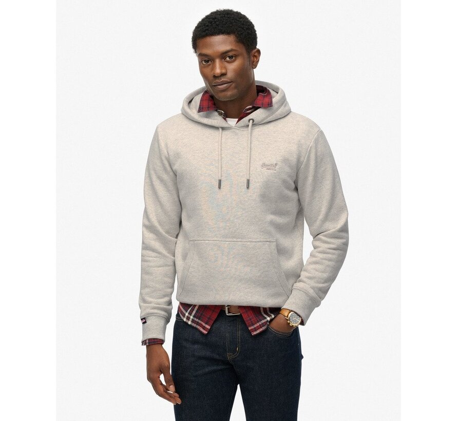 ESSENTIAL LOGO HOODIE HB Straw Grey Marl (M2014404A - I1H)
