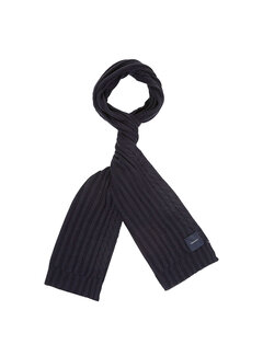 Tresanti ELDOR Cable knitted scarf Navy (TRSCFE102 - 803)