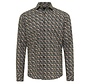 DOMENICO Shirt with small herringbone combi Green (TRSHIE392 - 900)