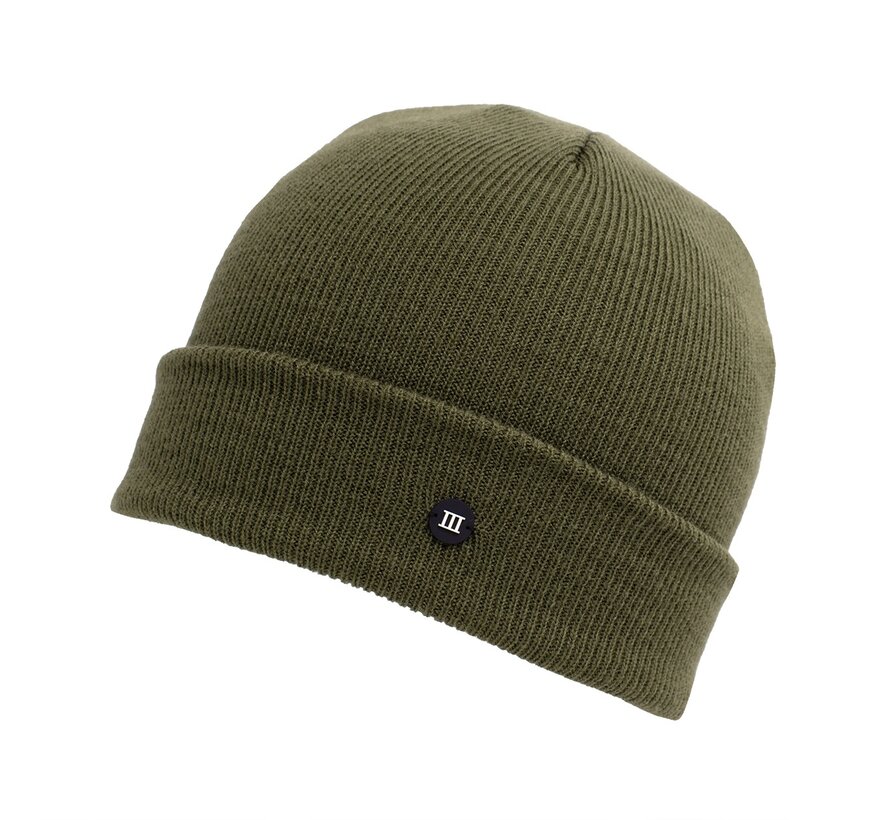 SVEN Fine knitted hat with rubber logo III Light green (TRHTIE074 - 901)