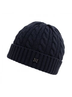 Tresanti DOMIZIANO Knitted cable beanie Navy (TRHTIE137 - 803)