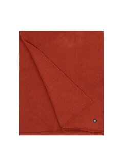 Tresanti SNOW Fine knitted scarf with rubber logo III Burgundy (TRSCIE125 - 602)