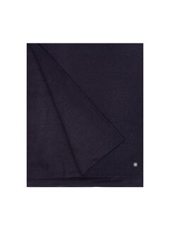 Tresanti SNOW Fine knitted scarf with rubber logo|| Navy (TRSCHE125 - 803)