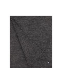 Tresanti SNOW Fine knitted scarf with rubber logo|| Anthracite (TRSCHE125 - 202)