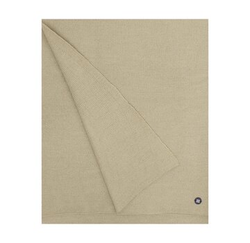 Tresanti SNOW Fine knitted scarf with rubber logo|| Beige (TRSCHE125 - 101)