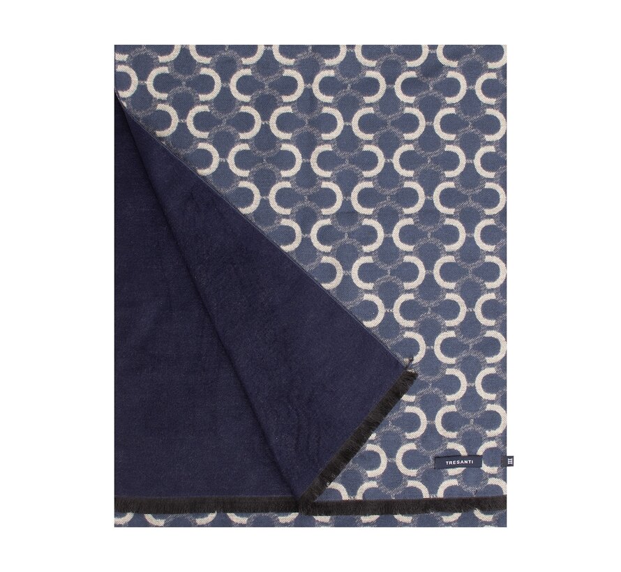 DIANGELO Viscose scarf with half chain Multi (TRSCIE205 - 1000)