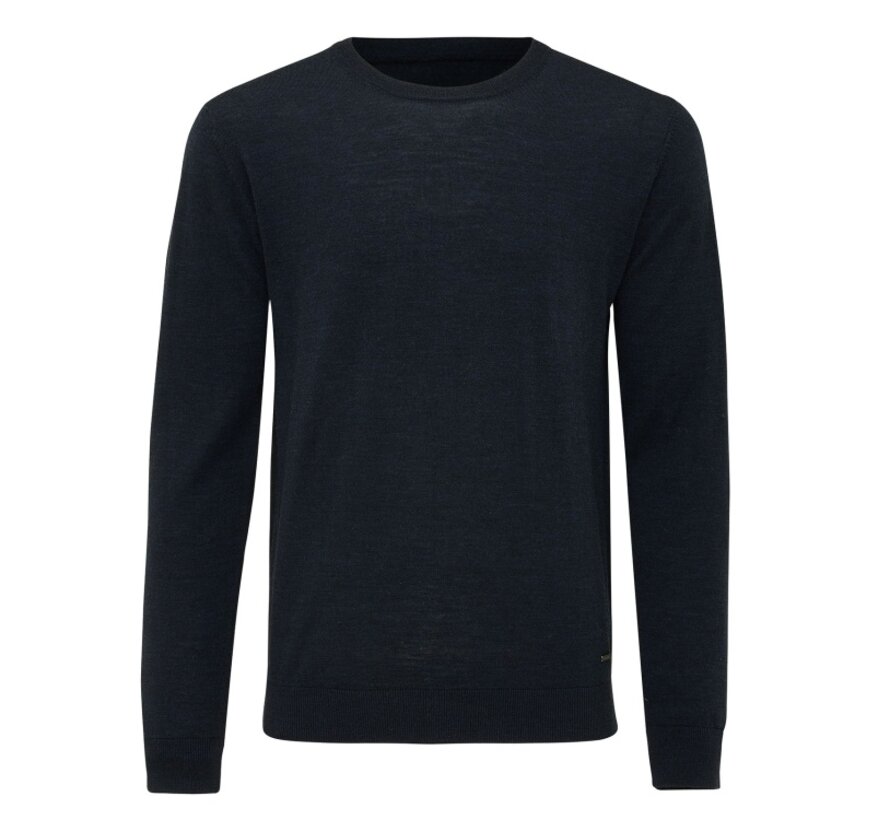 FABIAN | Merino round neck Navy (TRKWJE132 - 803)