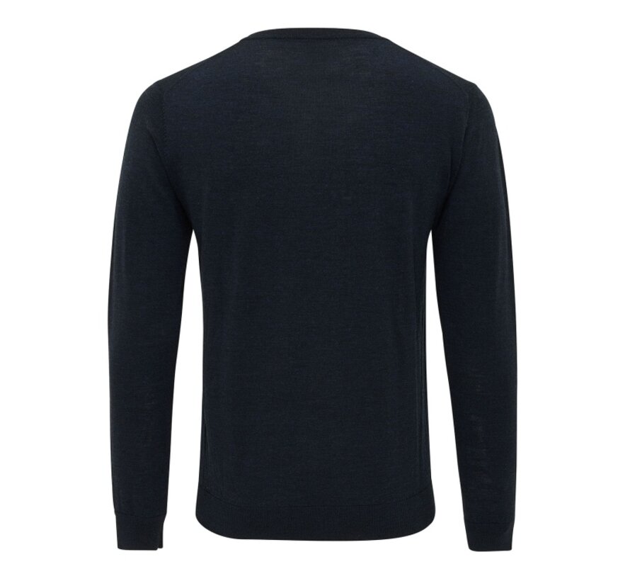 FABIAN | Merino round neck Navy (TRKWJE132 - 803)