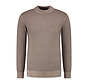 Mockneck Pullover Merino/Stretch Brown (7.22.508.502 - 046)