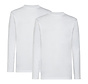 Longsleeve T-shirt Virginia 2Pack Ronde Hals White (3128/2 - 1)N