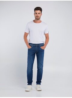 Replay Hyperflex Jeans Red Cast Indigo Stretch Denim Medium Blue (M914Y .000.661 K04 - 009)