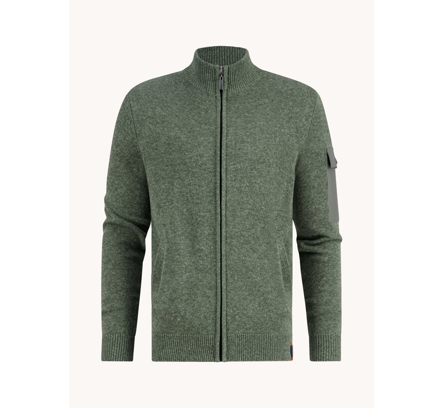 Vest Melange Dark Green (32.502 - 309)