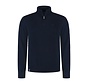 Pullover half zip ribs at side Navy (52.1118 - 110)