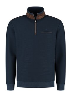 Fellows United Pullover striper jacquard Navy (52.2652 - 110)