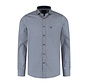 Shirt lange mouw diamond Mid blue (52.6505 - 116)