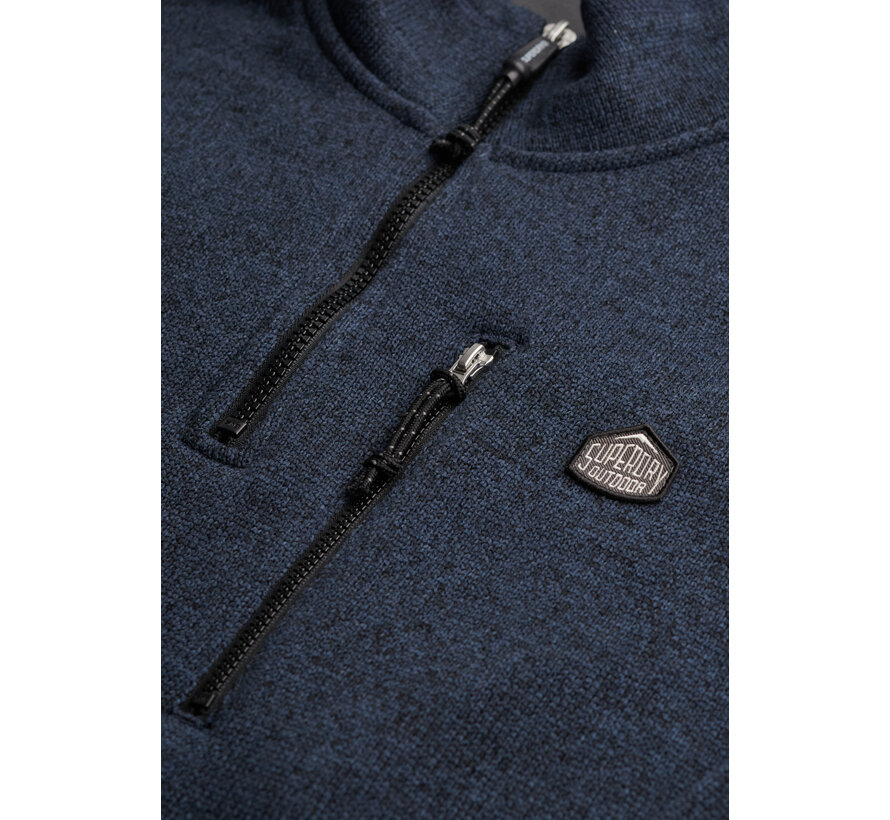 STORM FLEECE HALF ZIP Storm Navy Grit (M2014257A - KUX)