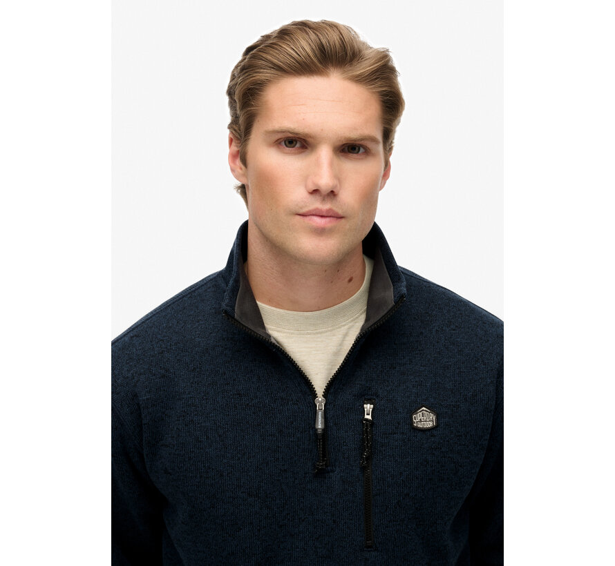 STORM FLEECE HALF ZIP Storm Navy Grit (M2014257A - KUX)