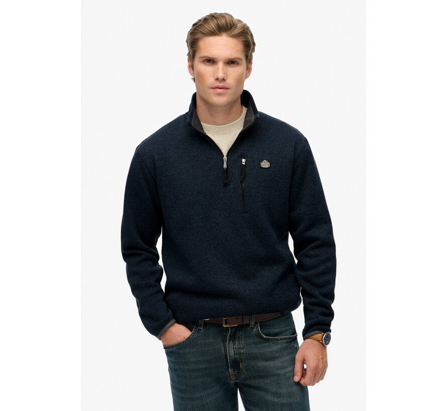 STORM FLEECE HALF ZIP Storm Navy Grit (M2014257A - KUX)