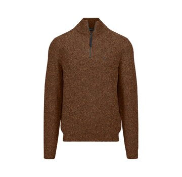 Fynch Hatton Half Zip Trui Flame (1410 346 - 304)