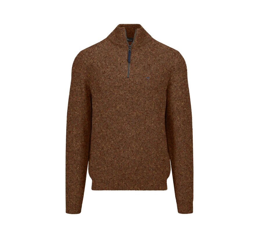 Half Zip Trui Flame (1410 346 - 304)