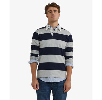 McGregor Striped Rugby Sweater Grey Mel. (MM252.8004.01 - 1202)