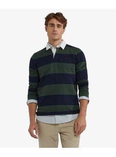 McGregor Striped Rugby Sweater Dark Olive (MM252.8004.01 - 5103)