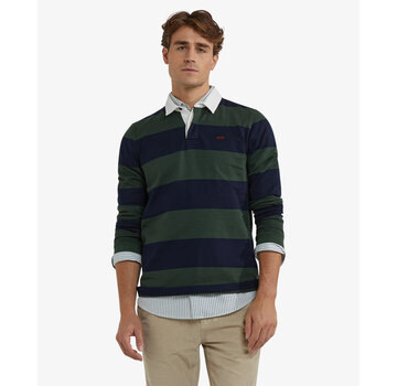 McGregor Striped Rugby Sweater Dark Olive (MM252.8004.01 - 5103)