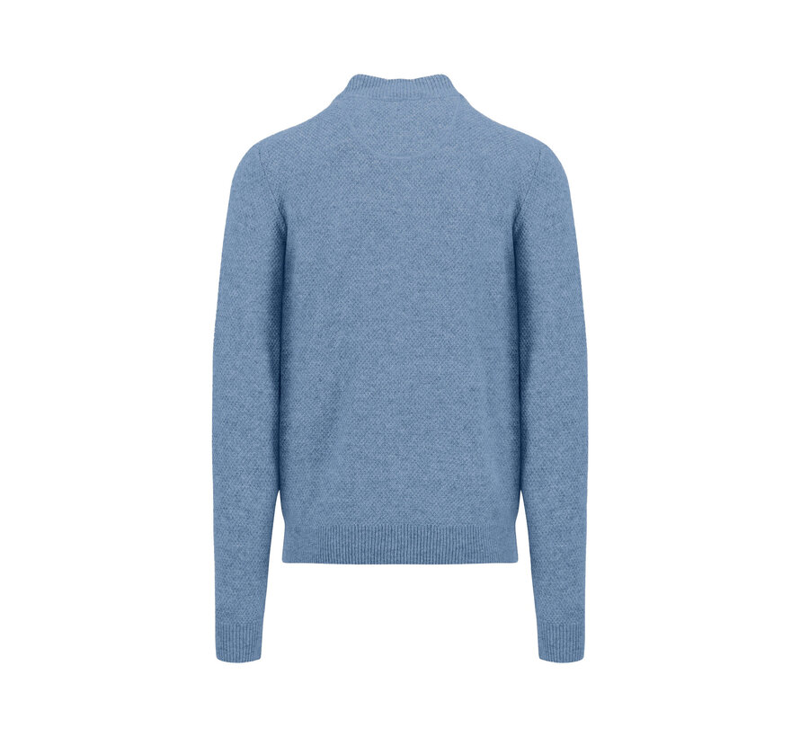 Vest Zip Cardigan Structure Cloud Blue (1411 322 - 625)