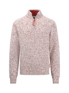 Fynch Hatton Trui Half Zip Mulicolor (1312 650 - 361)