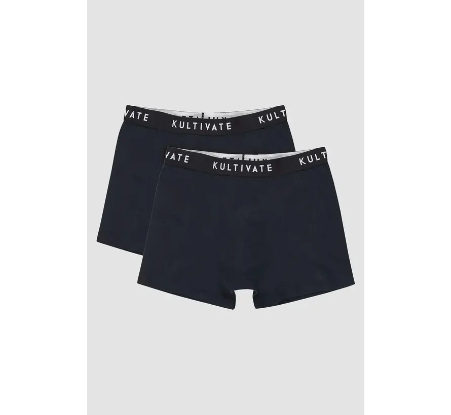 Boxershort Uni 2 Pack Navy (2001020011 - 319)