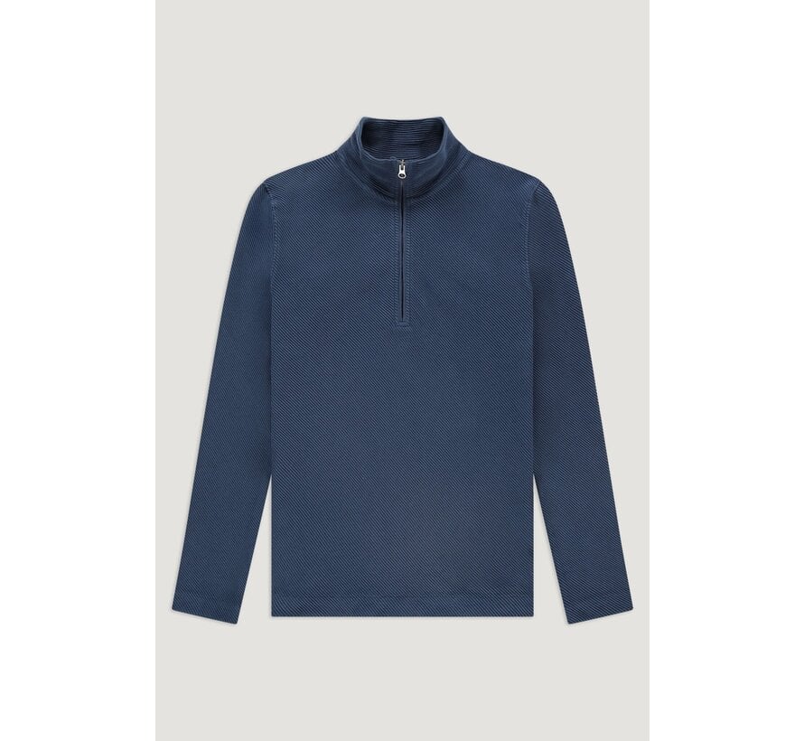 Half Zip Trui KN Oblique Insignia Blue (2401020802 - 440)
