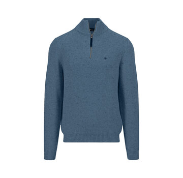 Fynch Hatton Half Zip Trui Cloud Blue (1410 346 - 625)