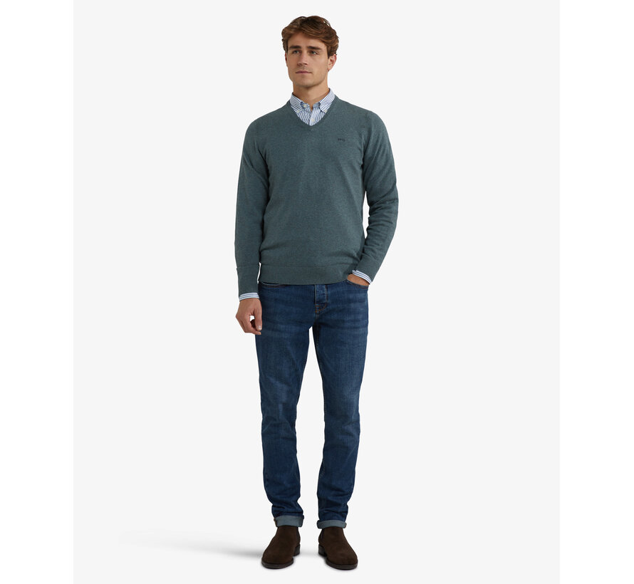 V-Neck Pullover Winter Sage (MM999.1201.01 - 5108)