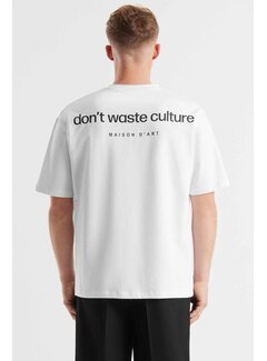 Don't Waste Culture T-shirt Cleo White (D11.1489 - 200)