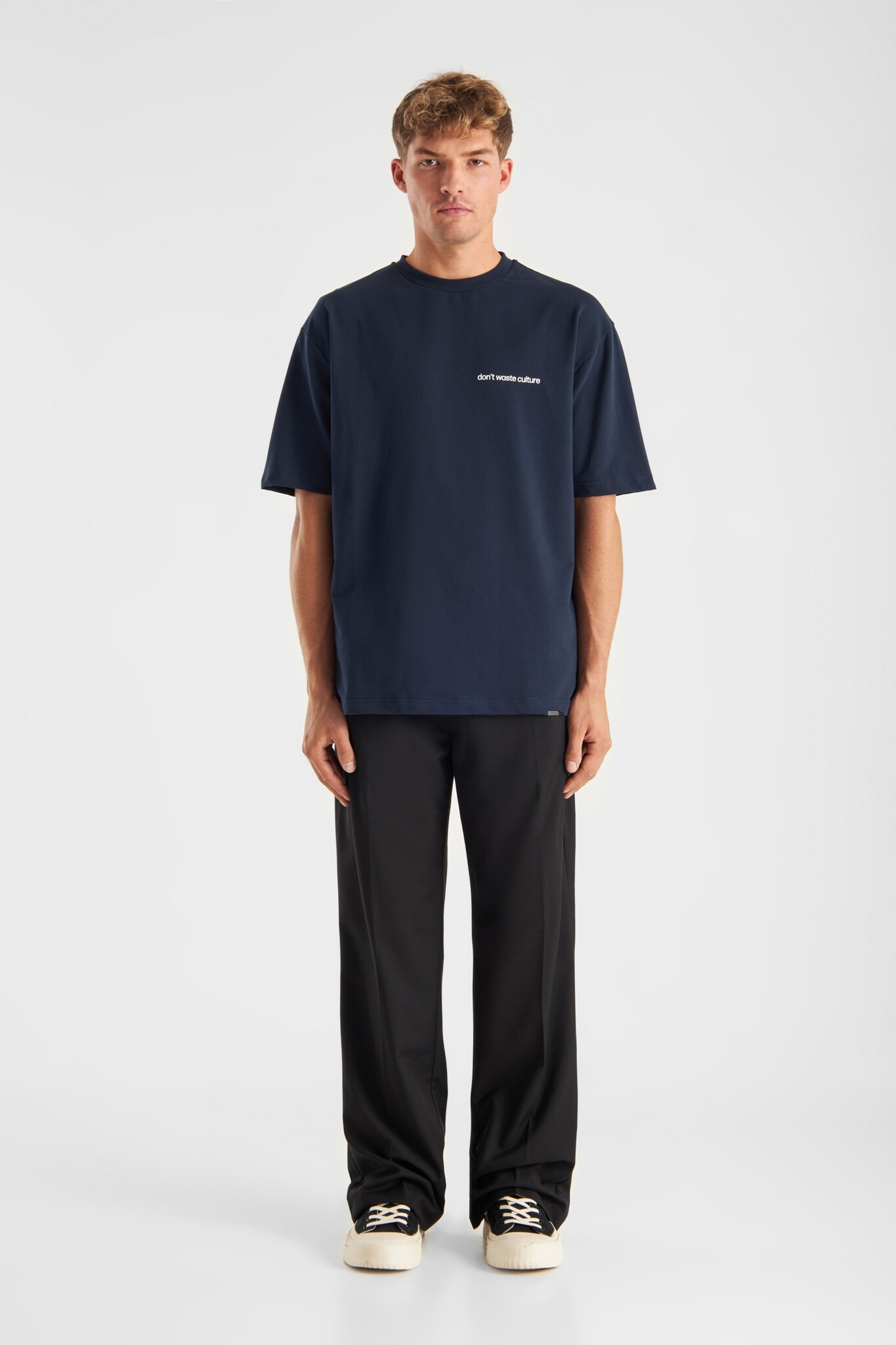 Don't Waste Culture Culture T-shirt Cleo Navy Blue L Don't Waste Culture