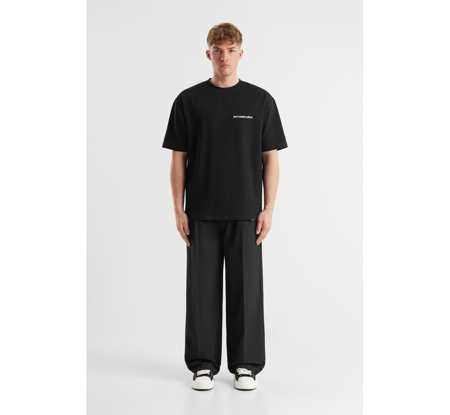 Culture T-shirt Cleo Black/White (D11.1489 - 80)