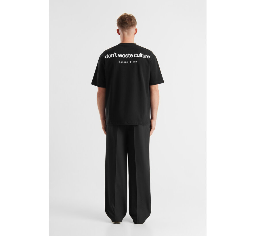 Culture T-shirt Cleo Black/White (D11.1489 - 80)